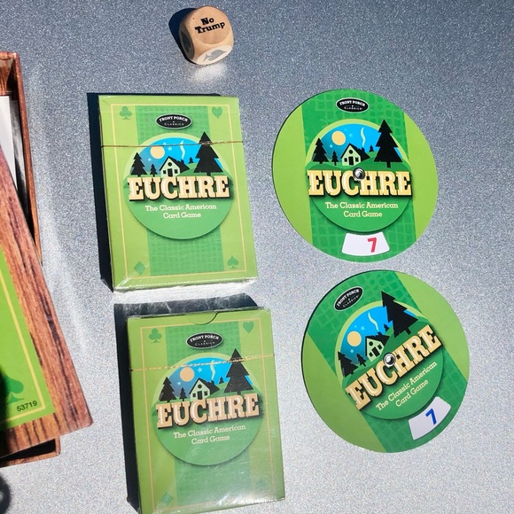 NWB Euchre Card Game Set - Picture 5 of 12